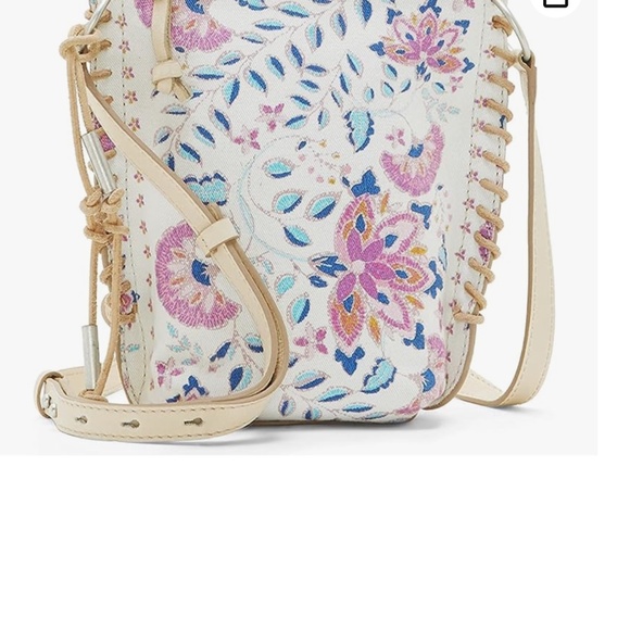 Lucky Brand Lika Leather Crossbody in Stucco Multi - Picture 3 of 7